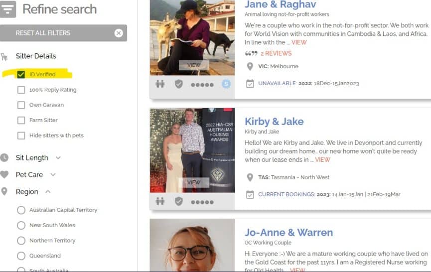 Aussie House Sitters Review Compare House Sitting